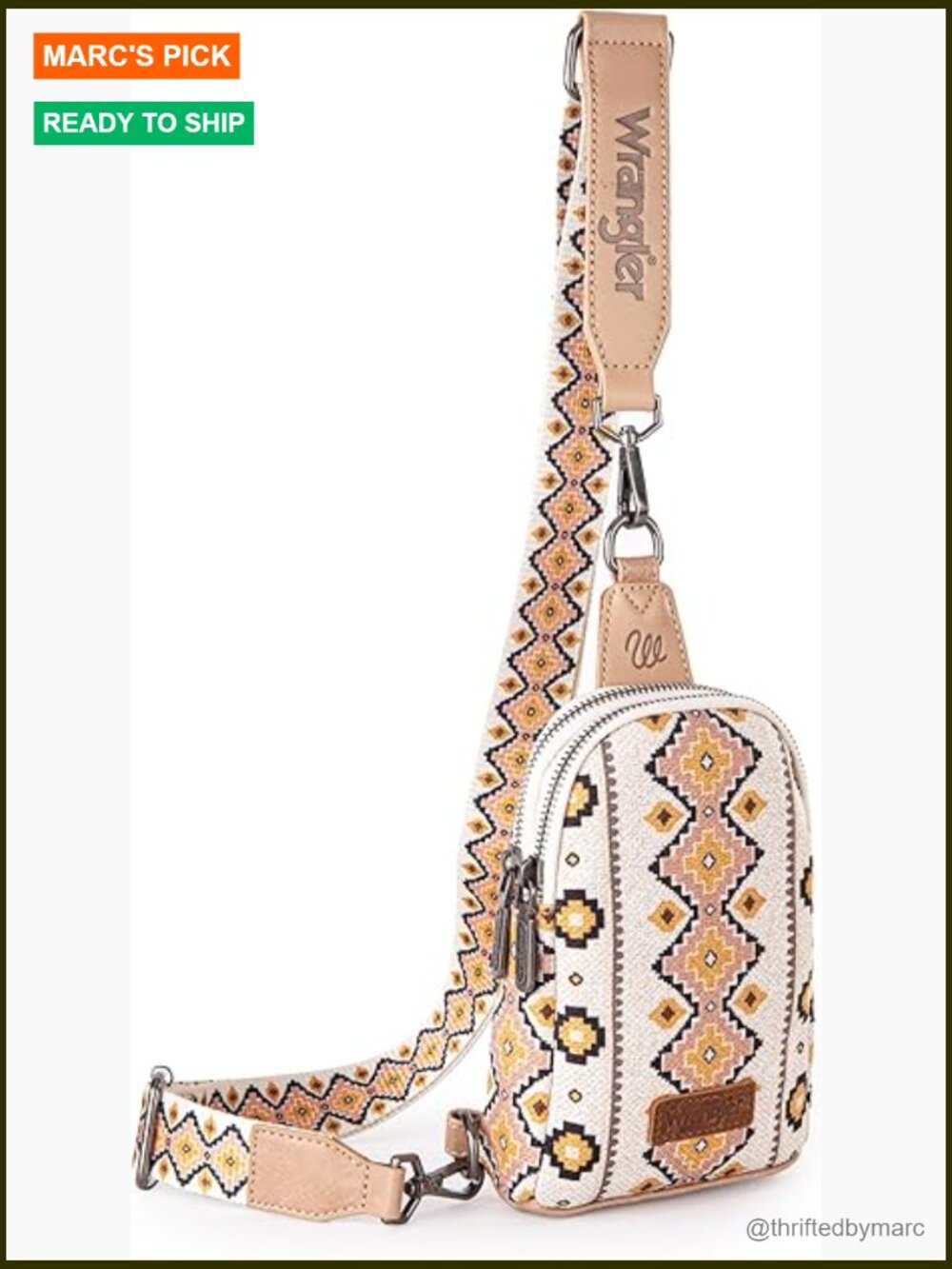 Cotton Canvas Crossbody Sling Bag With Adjustable Strap, Casual Outings
